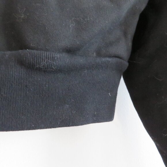 MANIERE DE VOIR Essential High Neck Sweater Jumper in Black Goth Vamp - Size XS - Picture 9 of 12